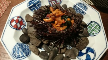 人気の雲丹焼き♪