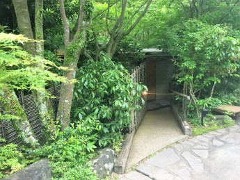 貸切露天風呂入口