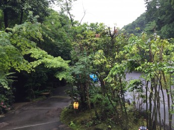 湯河原は雨です