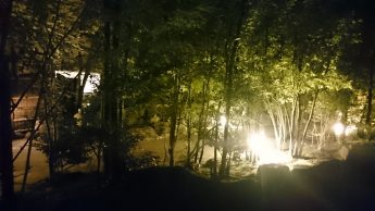 夜の白雲荘