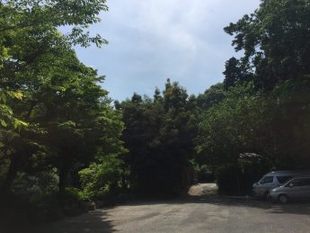 駐車場から(^^♪