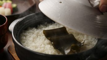 朝食　「土鍋ご飯」