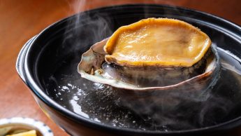 鮑陶板焼き