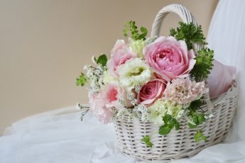 お祝い用テーブル花